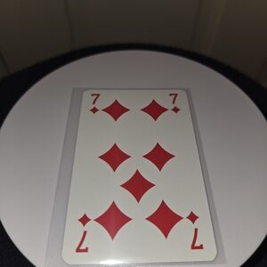 Louis Vuitton Playing Card 7 Of Diamonds Comes With COA